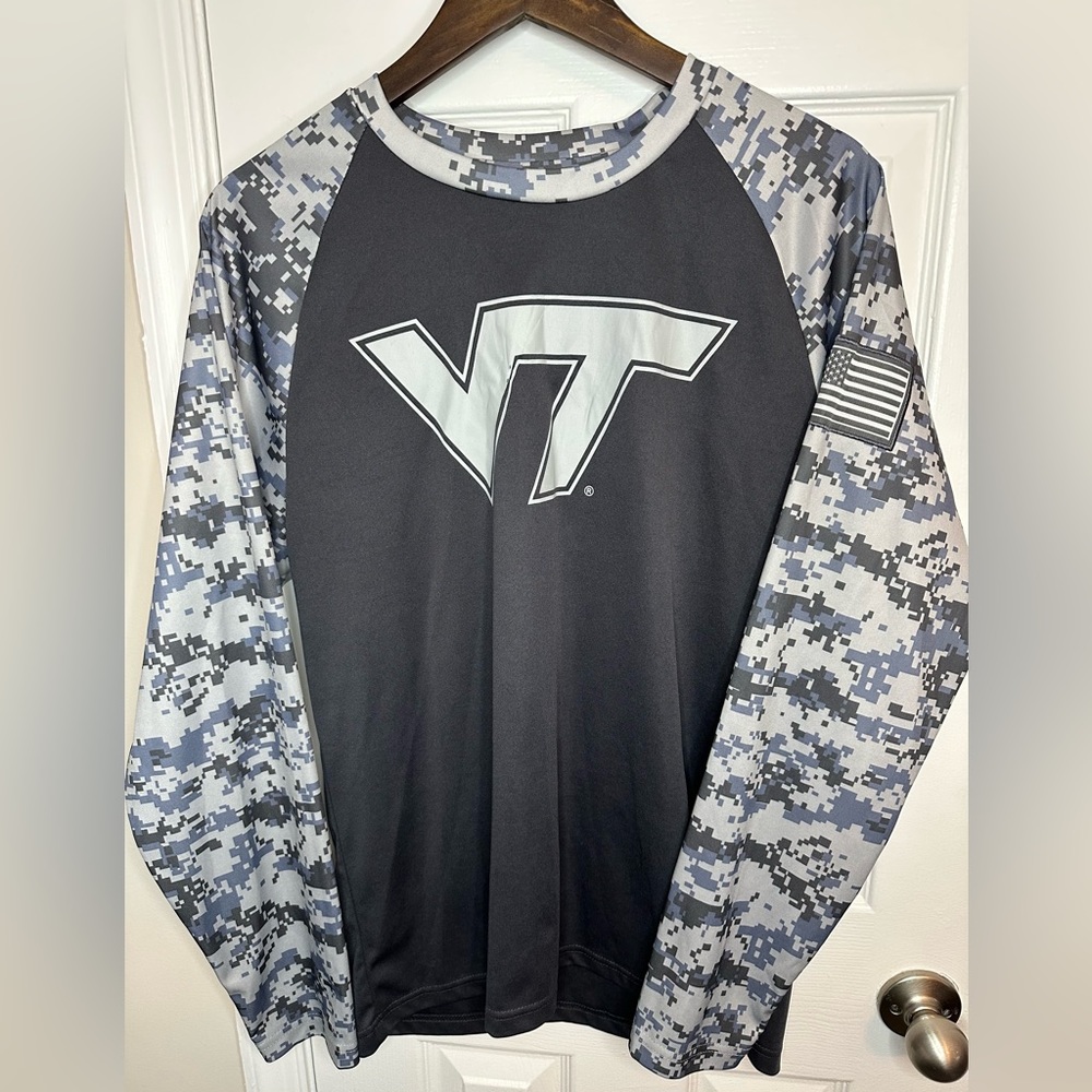 VA Tech mens long sleeve tee shirt​​​​​​​​​​​​​